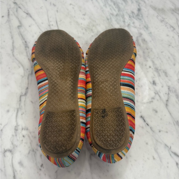 Sam & Libby Colorful Striped Ballet Flats Rainbow Pride Size 7.5 - Picture 7 of 7